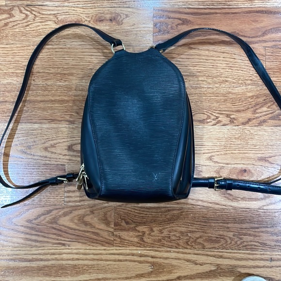Louis Vuitton Epi Mabillon Backpack black *AUTHENTIC* - Picture 1 of 6